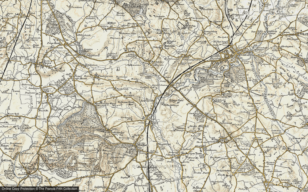 Old Map of Lostford, 1902 in 1902
