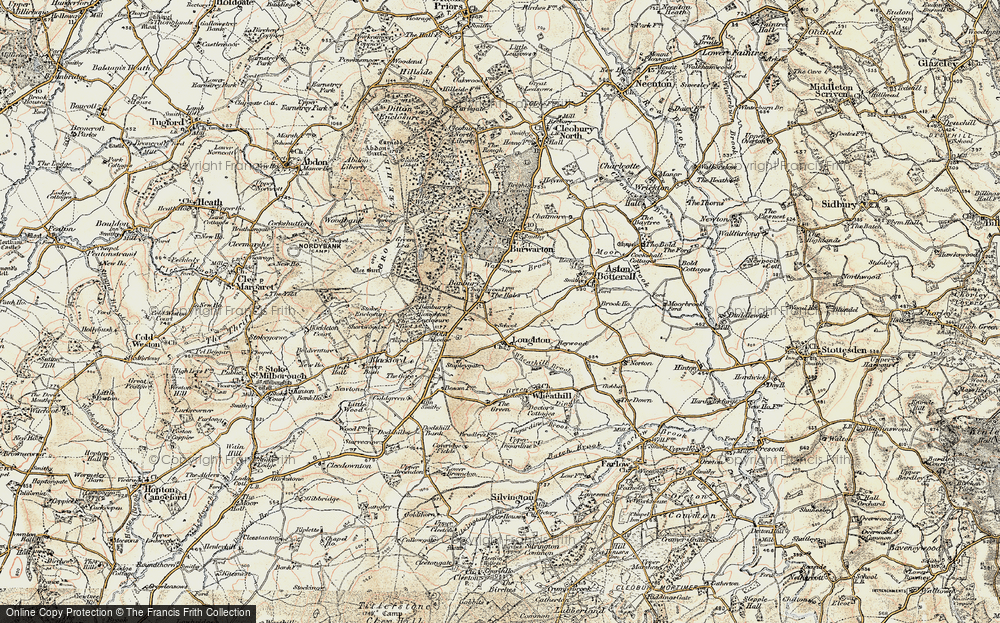 Old Map of Loughton, 1901-1902 in 1901-1902