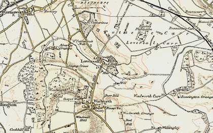 Old map of St Catherine's Well in 1903