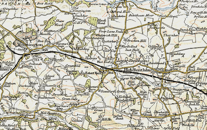 Old map of Ashleys in 1903-1904