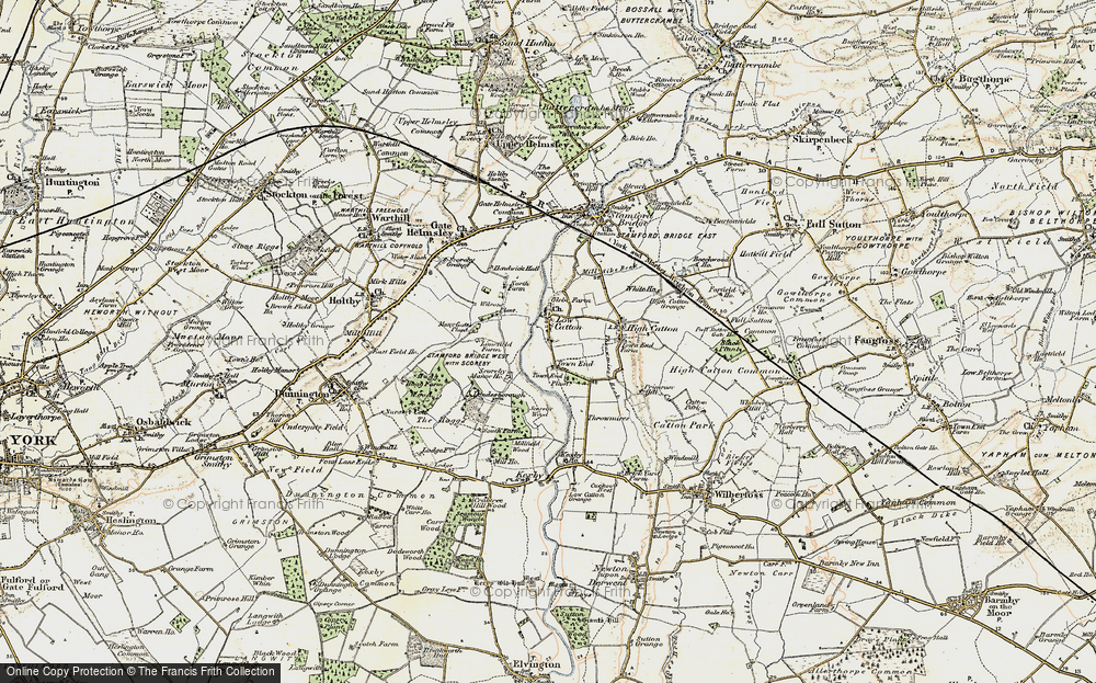 Old Map of Low Catton, 1903 in 1903
