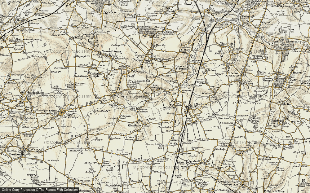 Old Map of Low Common, 1901-1902 in 1901-1902