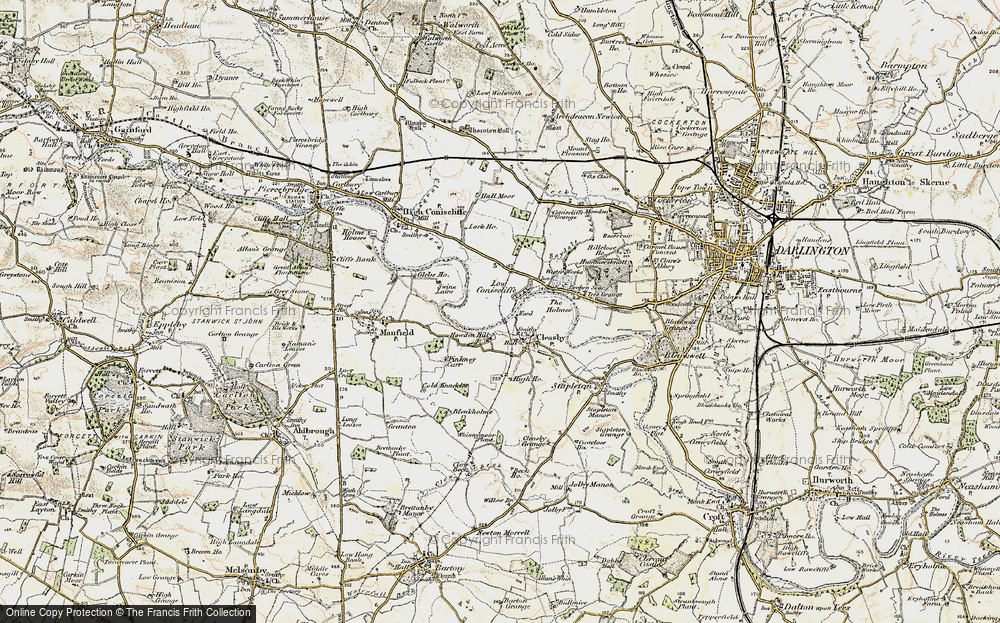 Old Map of Low Coniscliffe, 1903-1904 in 1903-1904