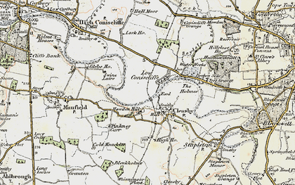 Old map of Low Coniscliffe in 1903-1904