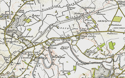 Old map of Low Crosby in 1901-1904