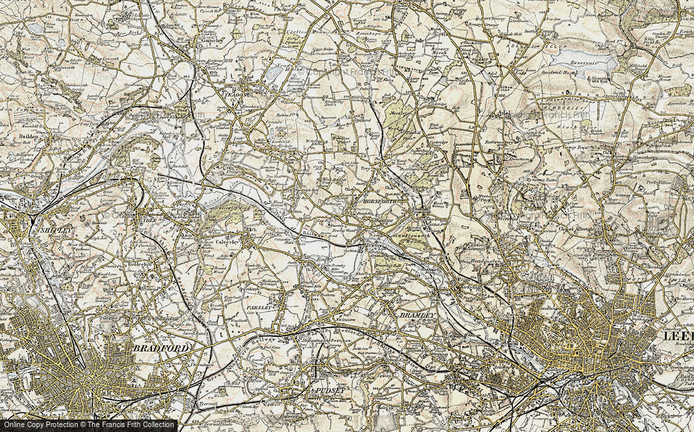 Old Map of Low Fold, 1903-1904 in 1903-1904