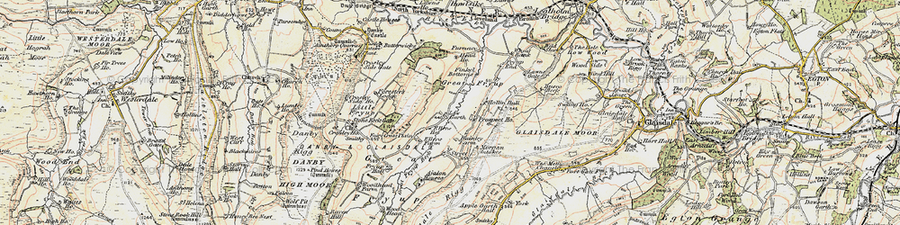 Old map of Low Garth in 1903-1904