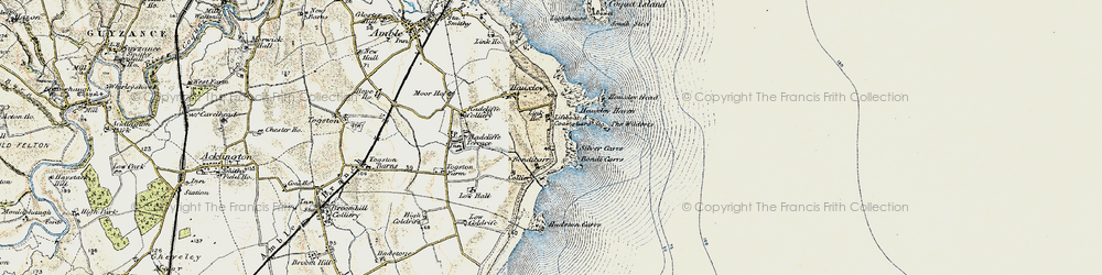 Old map of Bondi Carrs in 1901-1903
