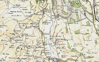 Old map of Low Knipe in 1901-1904