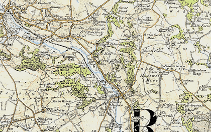 Old map of Birch Wood in 1903-1904