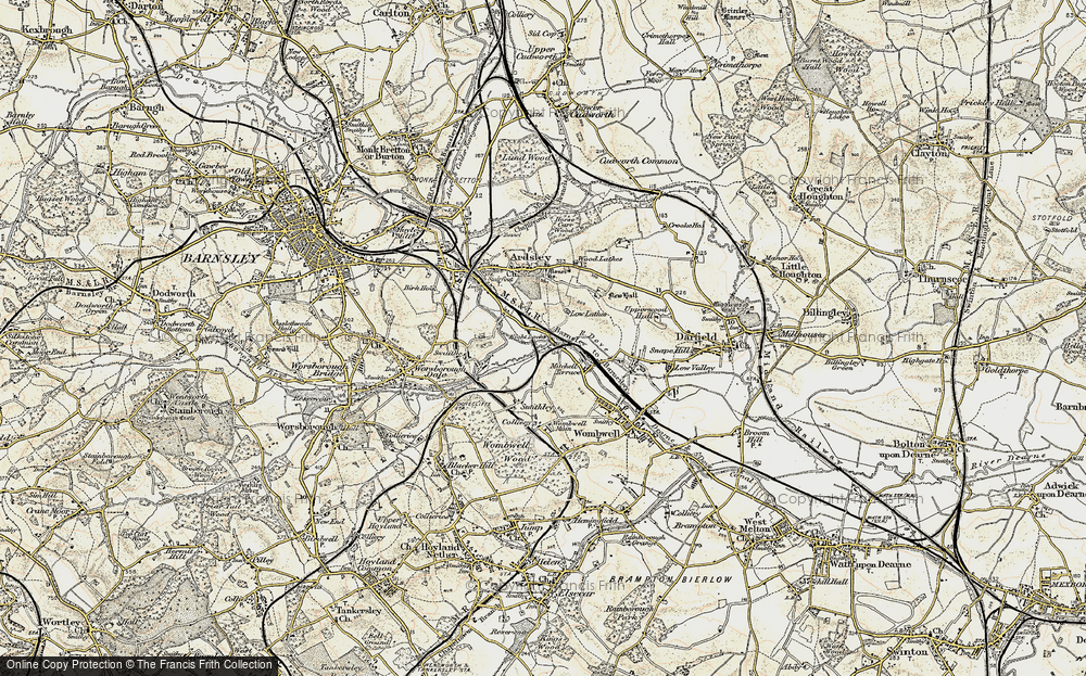 Old Map of Low Laithes, 1903 in 1903