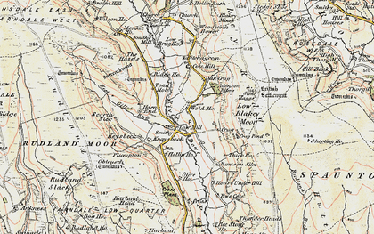 Old map of Atkinson Ellers in 1903-1904