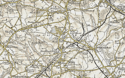 Old map of Low Moor in 1903