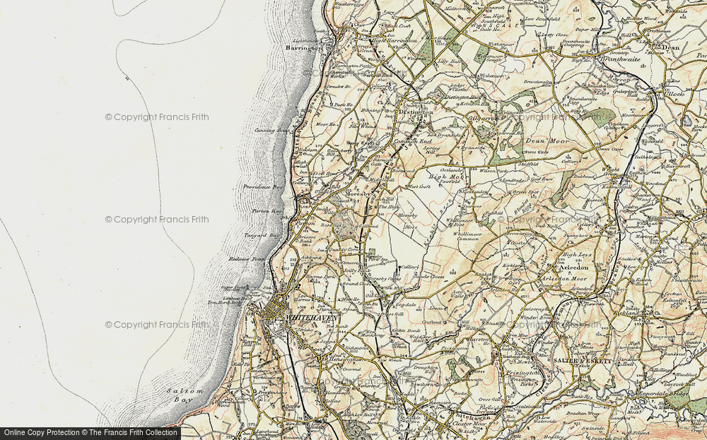 Old Map of Low Moresby, 1901-1904 in 1901-1904