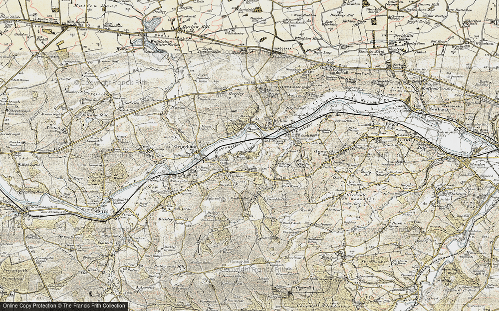 Old Map of Low Prudhoe, 1901-1904 in 1901-1904