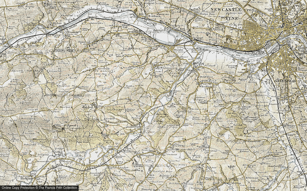 Old Map of Low Thornley, 1901-1904 in 1901-1904