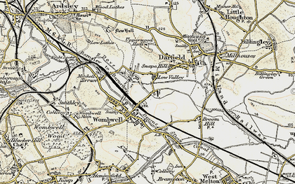 Old map of Low Valley in 1903