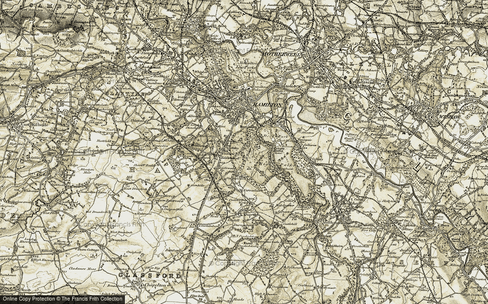 Old Map of Low Waters, 1904-1905 in 1904-1905