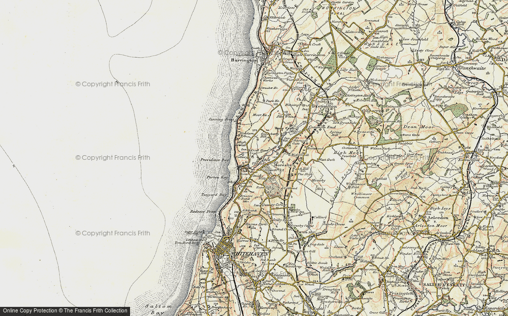 Old Map of Lowca, 1901-1904 in 1901-1904