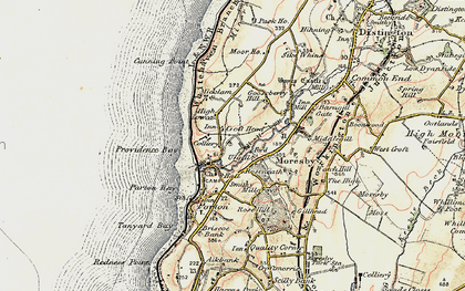 Old map of Lowca in 1901-1904