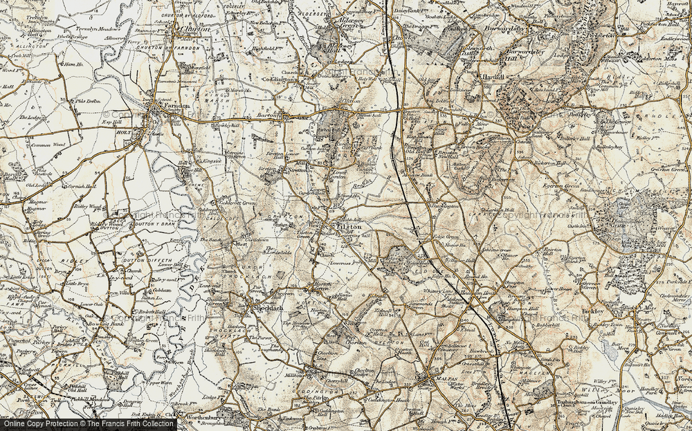 Old Map of Lowcross Hill, 1902 in 1902