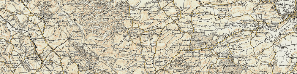 Old map of Bush in 1898-1900