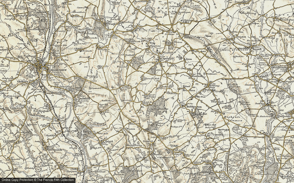 Old Map of Lower Beobridge, 1902 in 1902