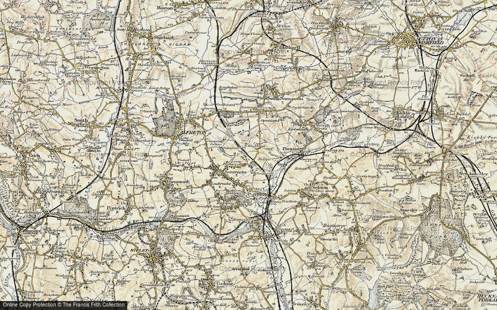 Old Map of Lower Birchwood, 1902-1903 in 1902-1903
