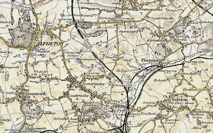 Old map of Lower Birchwood in 1902-1903