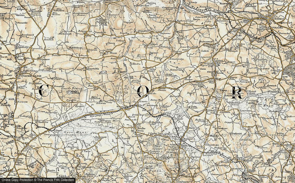 Old Map of Lower Brynn, 1900 in 1900