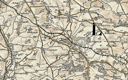 Old map of Lower Clicker in 1900