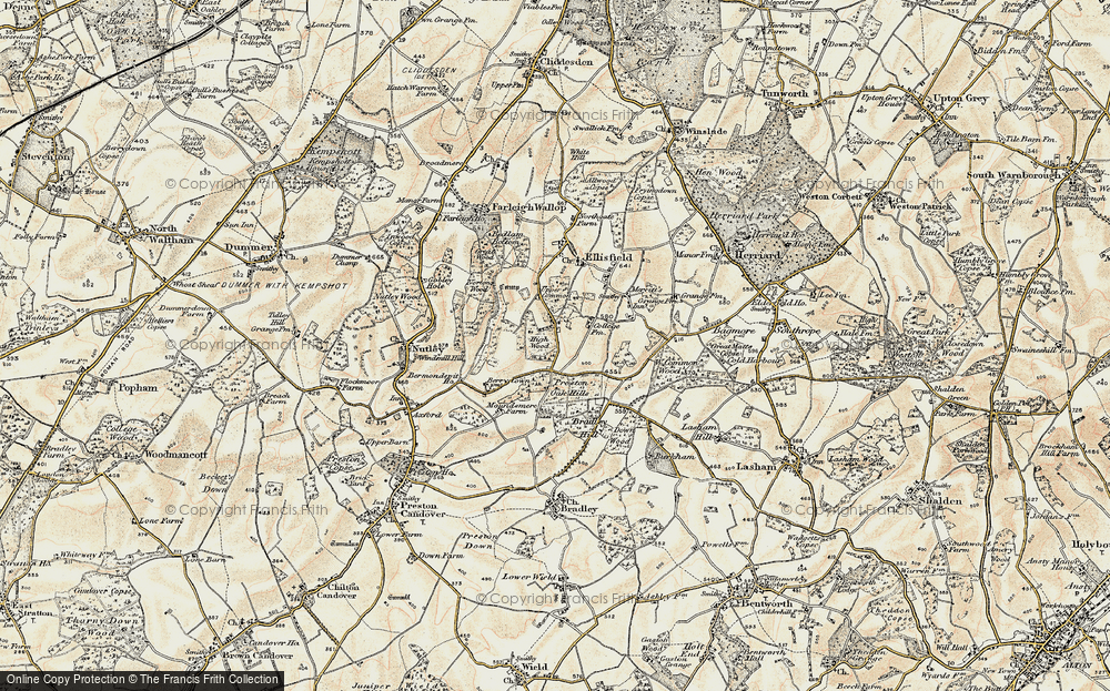 Old Map of Lower Common, 1897-1900 in 1897-1900