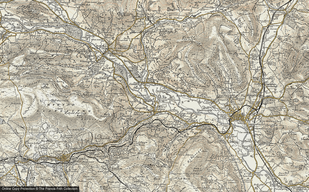 Old Map of Lower Common, 1899-1901 in 1899-1901