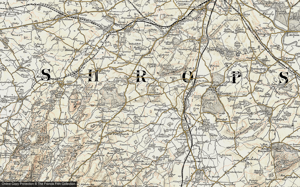 Old Map of Lower Common, 1902-1903 in 1902-1903