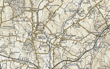 Old map of Lower Copthurst in 1903
