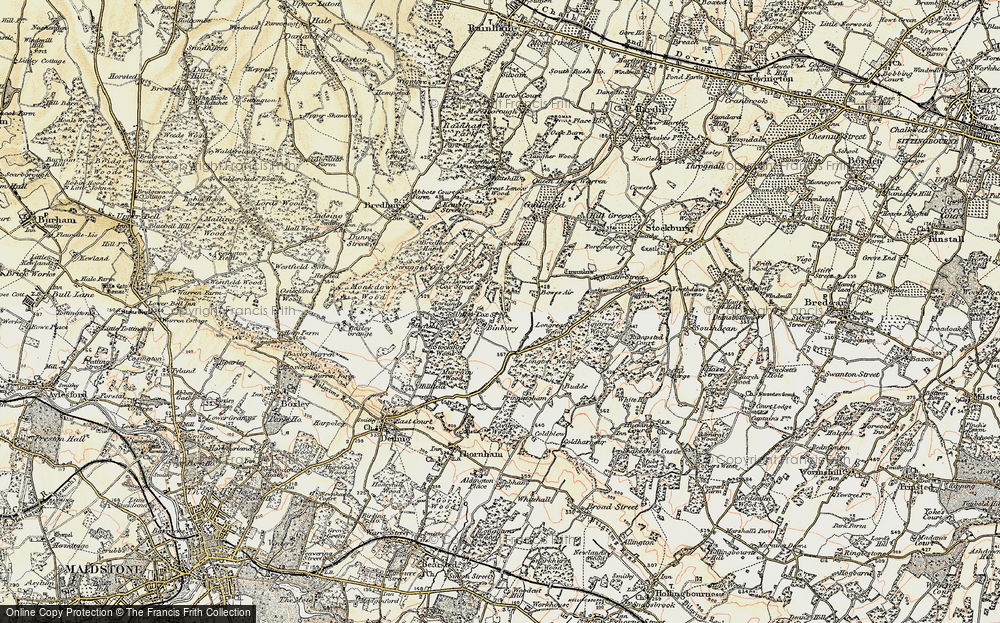 Old Map of Lower Cox Street, 1897-1898 in 1897-1898
