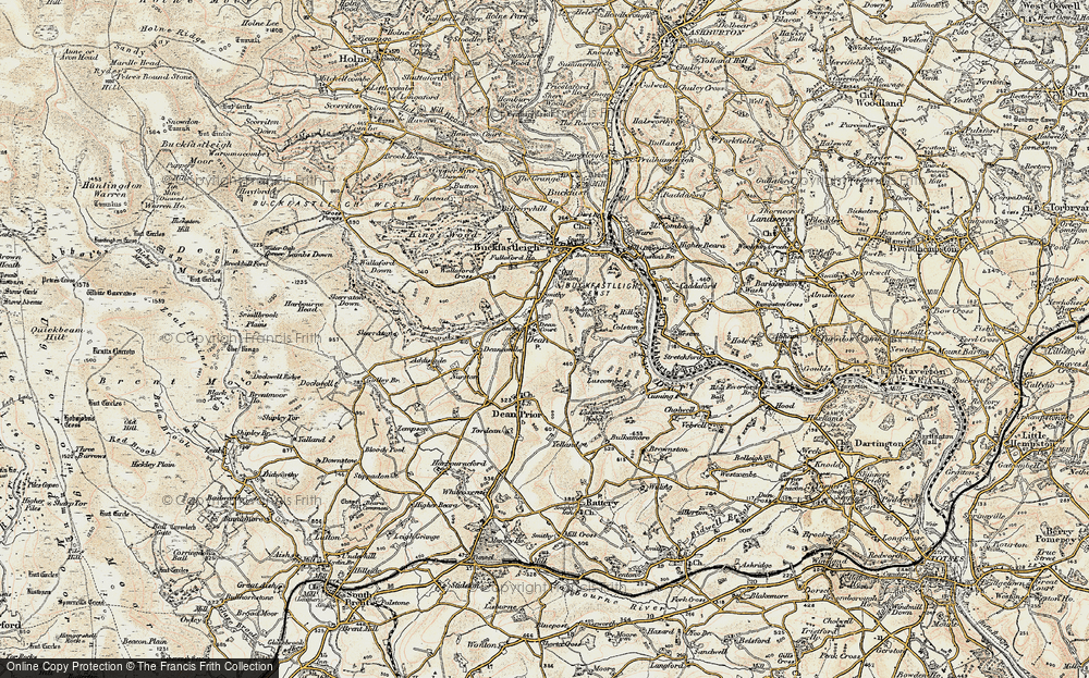 Old Map of Lower Dean, 1899 in 1899