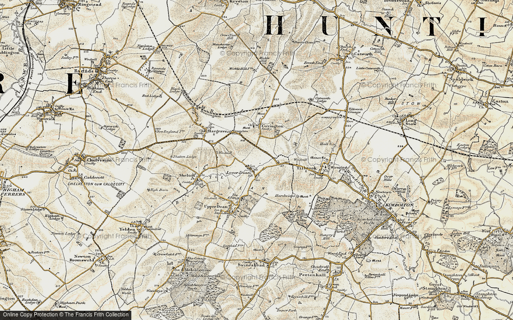 Old Map of Lower Dean, 1901 in 1901