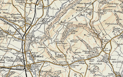 Old map of Lower Dinchope in 1901-1903