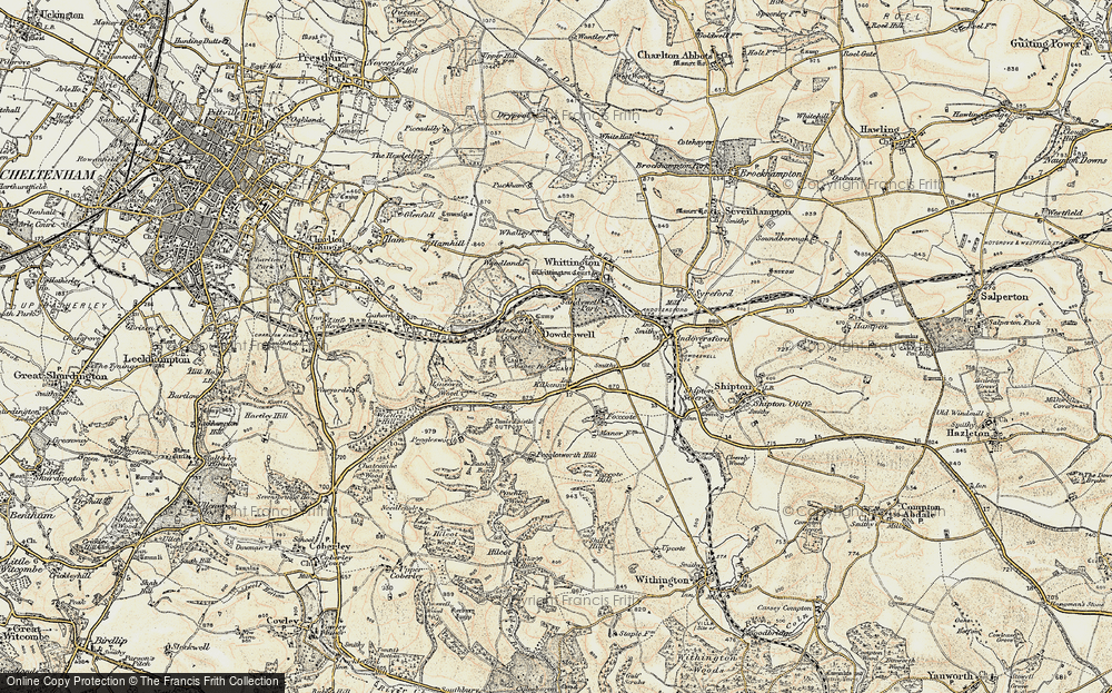 Old Map of Lower Dowdeswell, 1898-1900 in 1898-1900