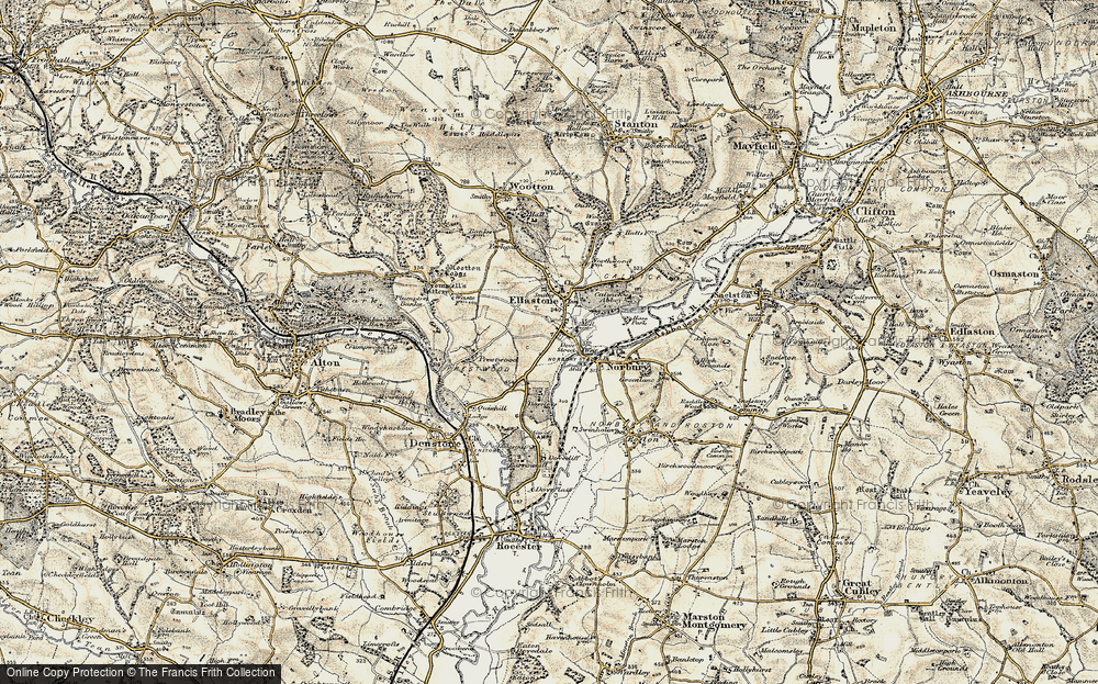 Lower Ellastone, 1902