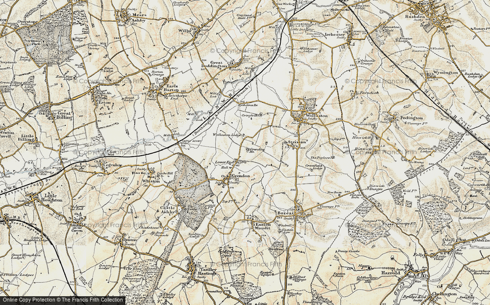 Old Map of Lower End, 1898-1901 in 1898-1901