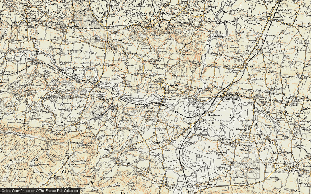Old Map of Lower Fittleworth, 1897-1900 in 1897-1900