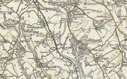 Old map of Lower Forge in 1902