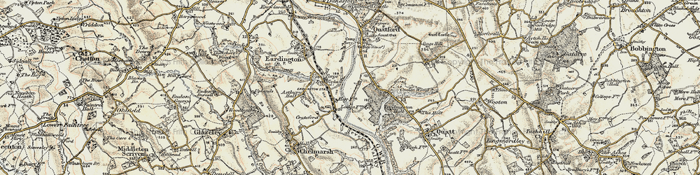 Old map of Lower Forge in 1902