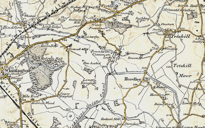 Old map of Lower Frankton in 1902
