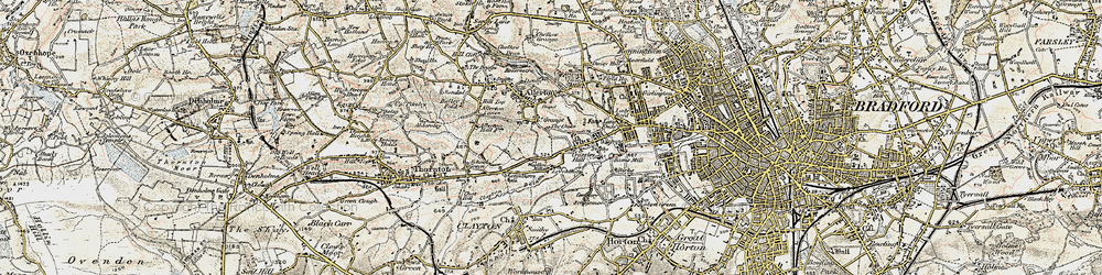 Old map of Lower Grange in 1903