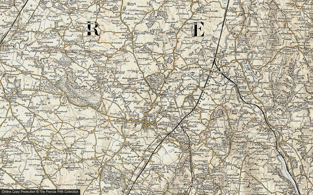 Old Map of Lower Heath, 1902-1903 in 1902-1903