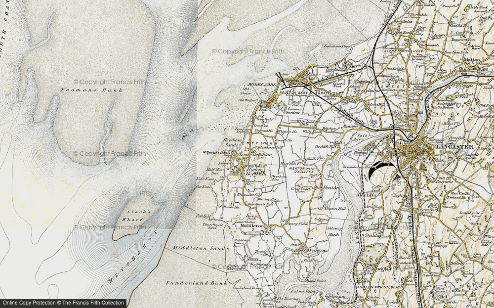 Old Map of Lower Heysham, 1903-1904 in 1903-1904