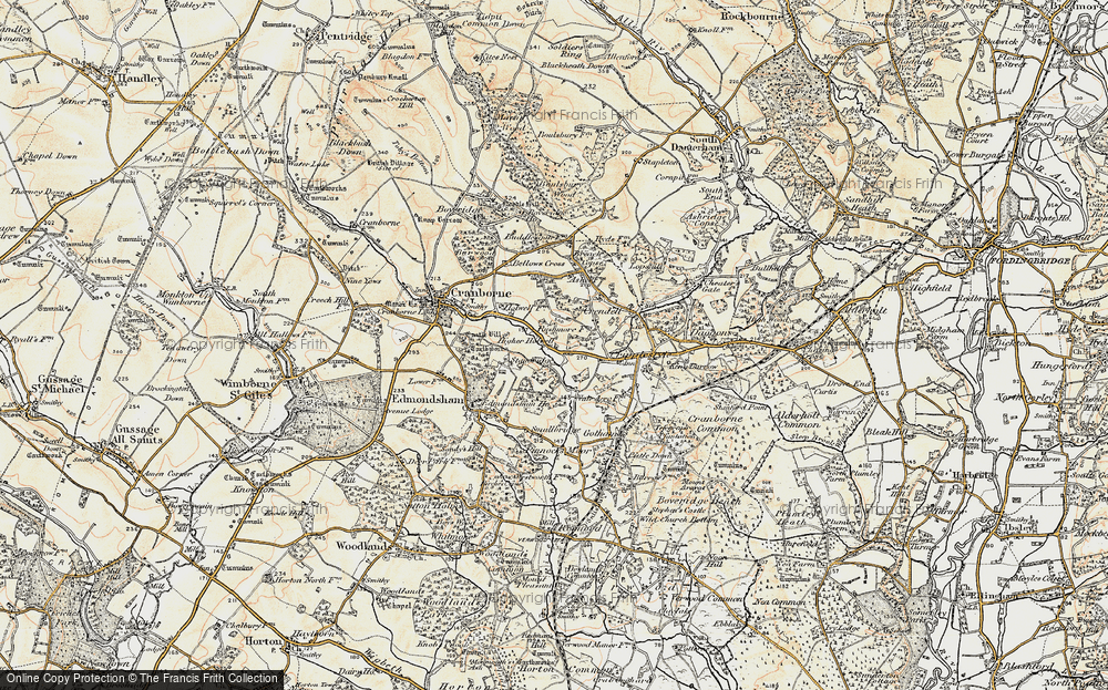 Old Map of Lower Holwell, 1897-1909 in 1897-1909